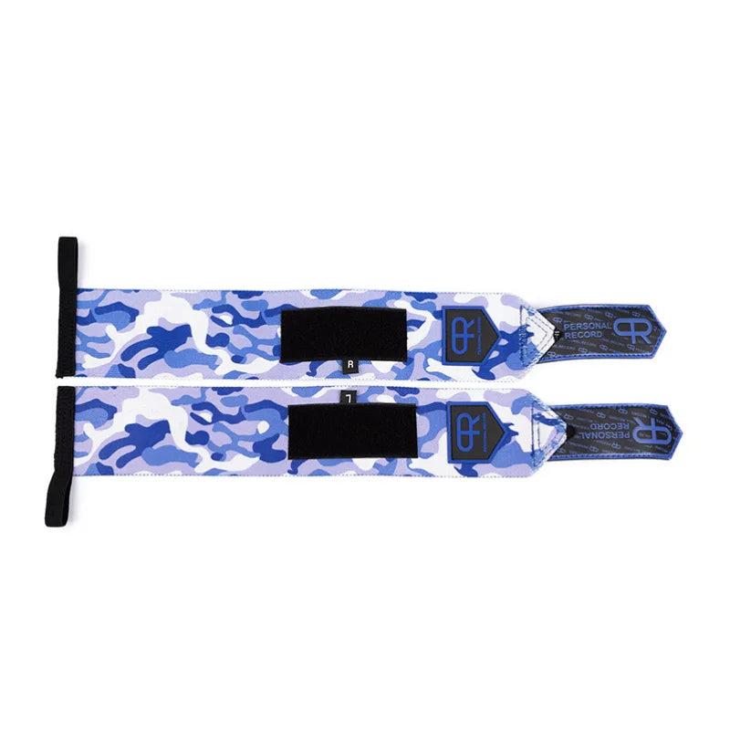 1 Pair Camouflage Weightlifting Wrist Strap for Gym Fitness Wrist Wraps for Wrist Support