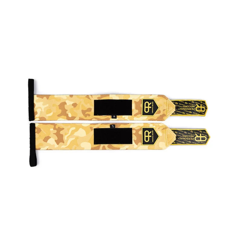 1 Pair Camouflage Weightlifting Wrist Strap for Gym Fitness Wrist Wraps for Wrist Support