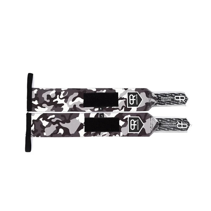 1 Pair Camouflage Weightlifting Wrist Strap for Gym Fitness Wrist Wraps for Wrist Support