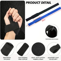 AlphaLift - Weightlifting, Non-slip Wrist Bands